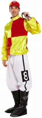 Mens Jockey Fancy Dress Costume One Size • £24.99