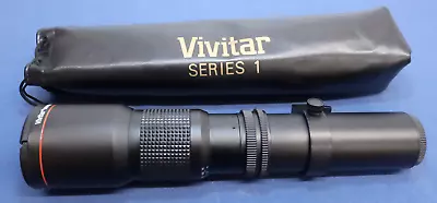 500mm F8.0 VIVITAR Series 1 Telephoto Lens & Carry Bag • $49.95