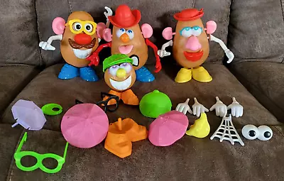 Large LOT Of 1985 Hasbro Mr & Mrs Potato Head Toy Lot Parts Pieces • $29.99