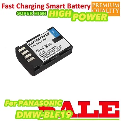 High Power Battery For Panasonic DMW-BLF19 & Panasonic Lumix DMC-GH3 DC-GH5 • $18.88