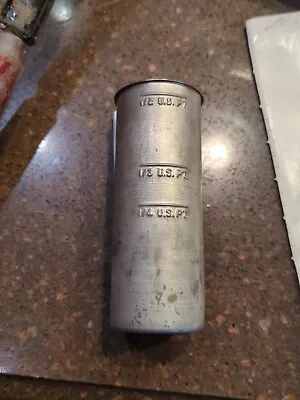 Vintage Aluminum Oil 1/2 Pint Measuring Cup • $8