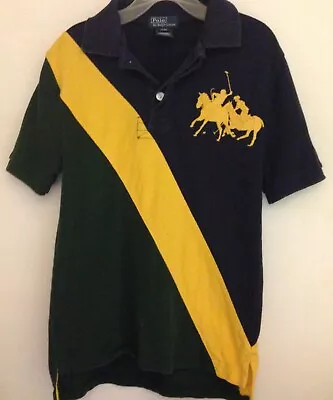 Ralph Lauren Polo Dual Match Polo Shirt Boys Small • £10.45