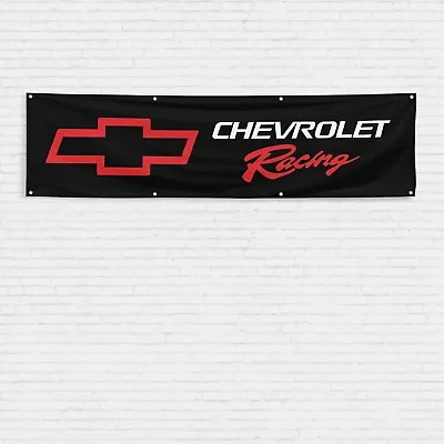 For Chevrolet Racing Car Truck Admirer 2x8 Ft Flag Corvette Camaro Chevy Banner • $17.99