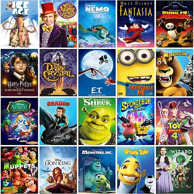 $1.79 • Buy Kids DVD Sale Lot, Pick And Choose Cheap Disney / Pixar / Family Movies / Shows