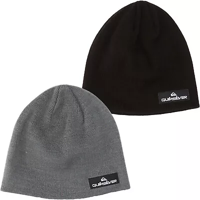 Quiksilver Mens Cushy Warm Winter Skull Fit Knitted Beanie Hat • $53.89