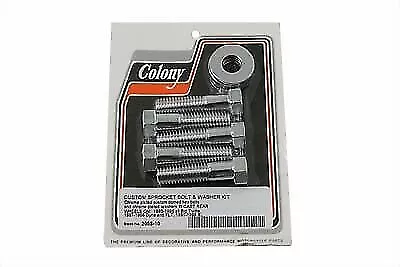 Rear Sprocket Bolt And Washer Kit Chrome For Harley Davidson By V-Twin • $37.57