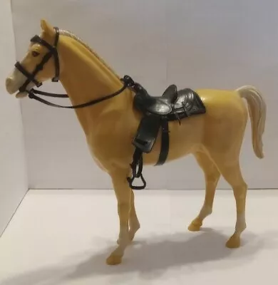 Marx Johnny West Thunderbolt Palomino Cowboy Horse Vintage Toy 1973 • $20