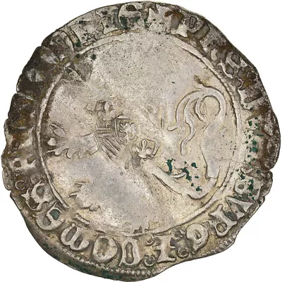 [#184470] Coin France Flanders Philippe Le Bon Double Gros VF(20-25) Silve • $123.33