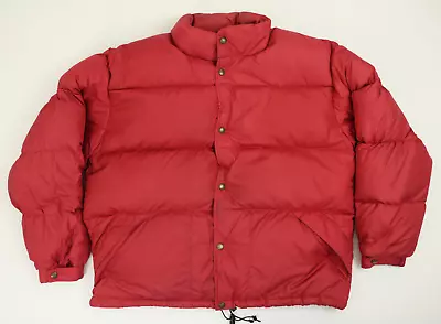 Vintage LL Bean Down Jacket Puffer Red • $59.95