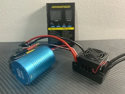 WP-10BL50 3421KV 1/10 RC Brushless Esc Motor Combo Fits Traxxas Bandit Rustler • $57.95