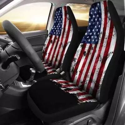 US Military Veteran Car Seat Covers Veteran Car Seat Cover Decor For Car • $60.95
