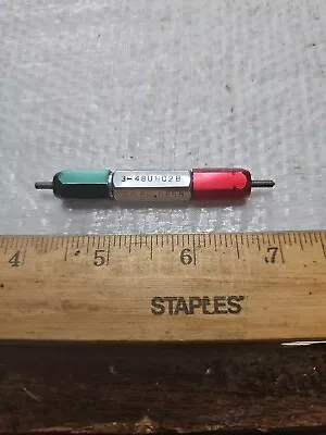 #3 - 48 UNC-2B Thread Plug Gage VAN KEUREN GAGE GO .0855 / HI PD .0885 GAGE ROOM • $46