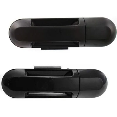$26.98 • Buy Door Handle Set For 2002-2010 Ford Explorer Rear Smooth Black Plastic 2-Pcs