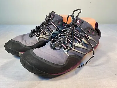 Merrell Lithe Glove Trail Running Shoes Women's Purple Vibram Soles - US 11 • $29.99