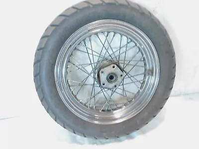 Harley Davidson Sportster Dyna FXR Or Softail 130/90-16 Chrome Laced Rear Wheel • $74.99