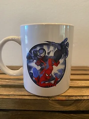 Spiderman Marvel Licensed Coffee Mug 4 H 2008 Ceramic By Sherwood • $7.50