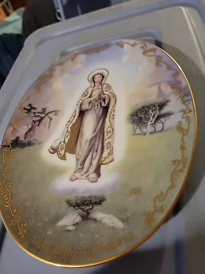 Our Lady Of Fatima Visions Plate Limited Edition Bradford Exchange. READ Details • $19.99