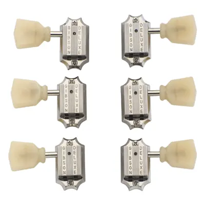 Gibson PMMH-050 Vintage Nickel Machine Heads Yellow Buttons • $89.99