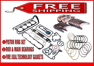 *Engine Re-Ring Re-Main Kit*  87-91 Chevrolet Truck 151 2.5L L4  E   'Iron Duke' • $156.11