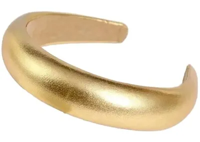 Ultra Gold Satin Silk Headband Fascinator Padded Absolute Showstopper 4cm Wide • $35