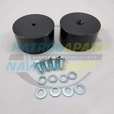 Front Bump Stop Spacer Extension PAIR Alloy 50mm For Nissan Patrol GQ Y60 GU Y61 • $145.45