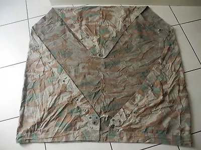 Militaria 39-45 Canvas Camo Poncho Tent Railway 31 Ww2 German Shelter Quarter M31 WH • £65.61