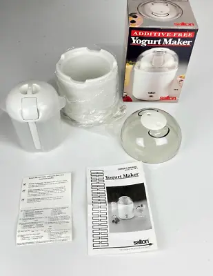 NOS Vintage 1995 Salton Yogurt Maker YM9 1 Quart Home Made Yogurt New Open Box B • $42.49