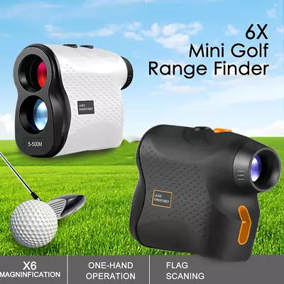 Golf Laser Range Finder Hunting Rangefinder Flagpole Distance Height Speed 500M • $74.99