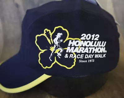 VTG Honolulu Marathon Hawaii 2012 Hat RARE 40TH RACE DAY WALK NEW ADIDAS CAP • $29.99