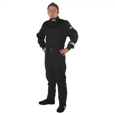 G-Force 125 Auto Racing Suit | Single Layer | XX Large | Black | SFI 3.2a/1 • $139.95