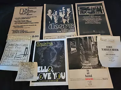 $348.76 • Buy THE DOORS GRATEFUL DEAD ZAPPA CONCERT PROMO ADVERTISING HANDBILL FLYER NYC 1960s