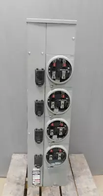 Siemens 4-Gang Meter Stack WMM41125R 1200A / 125 Amp 1-Ph 4-Jaw Ringless MEG • $3299