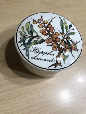 Villeroy & Boch Botanica Porcelain Trinket Box Bowl Lid 3” Lid • $45