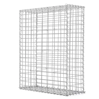 Galvanized Gabion Basket 4mm Wire Gabion Mesh Box Garden Cages Stone Fench 100cm • £38.99