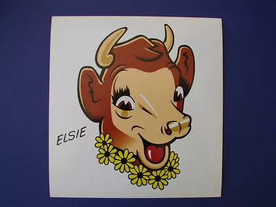 RARE Vintage Bordens Elsie The Cow Decal/sticker From Mactac Starliner NOS  • $17