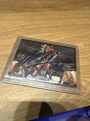 Matt Hardy Autographed Signed Card AUTHENTIC WWE WWF MH3 • $19.99