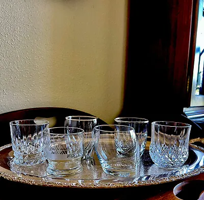 Vintage Old Fashioned On The Rocks Glasses Whiskey Chivas Curated Barware Set~6 • $46