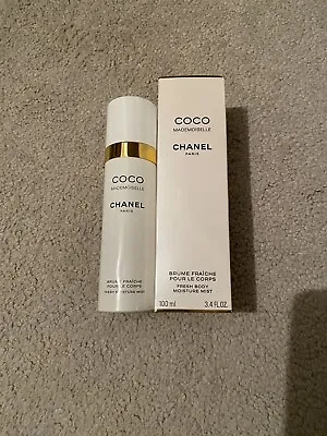 Chanel Coco Mademoiselle EMPTY 100ml Fresh Moisture Mist Spray And Box • £3
