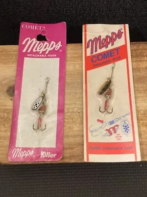 Lot Of 2 Mepps Spinner Fishing Lures - Comet  - New Old Stock • $6.20