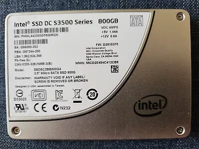 Intel SSD DC S3500 Series 800 GBInternal2.5 Inch SSDSC2BB800G4 Test Passed • $45