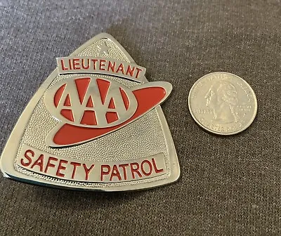 Aaa School Safety Patrol Badge Belt Pin - Lieutenant - Pin - Ensignia  Red 2.5  • $7.52