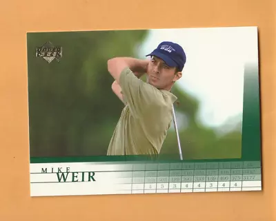 Mike Weir 2001 Upper Deck #20 Rookie RC 7B • $2.50