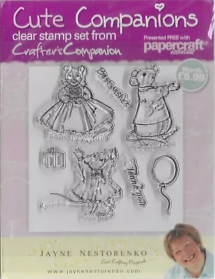 Cute Companions Stamp Set. Stamping Cardmaking Scrapbooking Craft • £6