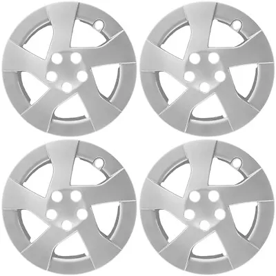 15' Push-on Silver Wheel Cover Hubcaps For 2010-2011 Toyota Prius • $55.88