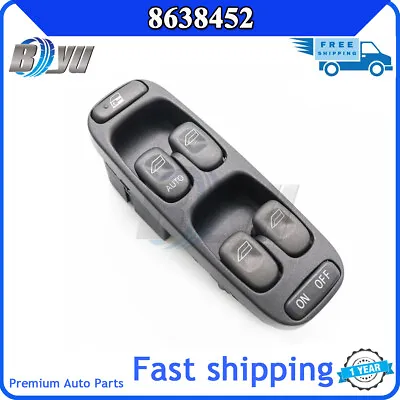 8638452 Front Left Power Window Switch Master Switch Fits For Volvo V70 S70 C70 • $28.95