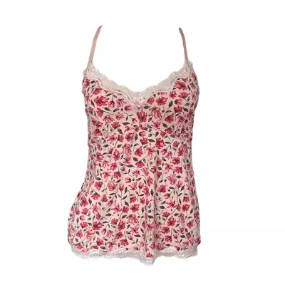 Y2k Coquette Lace Floral Cami Top • $26