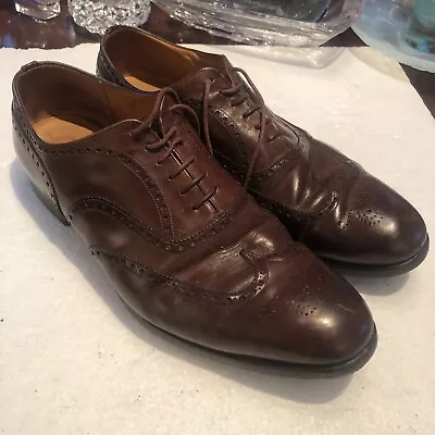 Church's Custom Grade Leather Dress Brogue Shoes Men's Jones UK13 Crockett Brown • $230