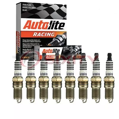 8 Pc Autolite Racing AR93 Spark Plugs For 7891 685 4459 41R03 Ignition Wire Ug • $32.43