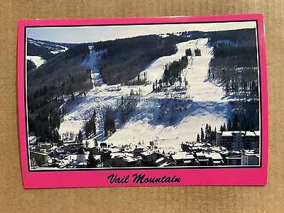 Postcard Vail Village CO Colorado Skiing Ski Runs Mountain Vintage PC • $4.99