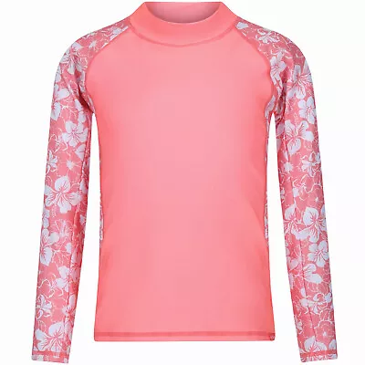 £13.95 • Buy Regatta Kids Hoku Long Sleeve UV Protection Lightweight Swim Top T-Shirt